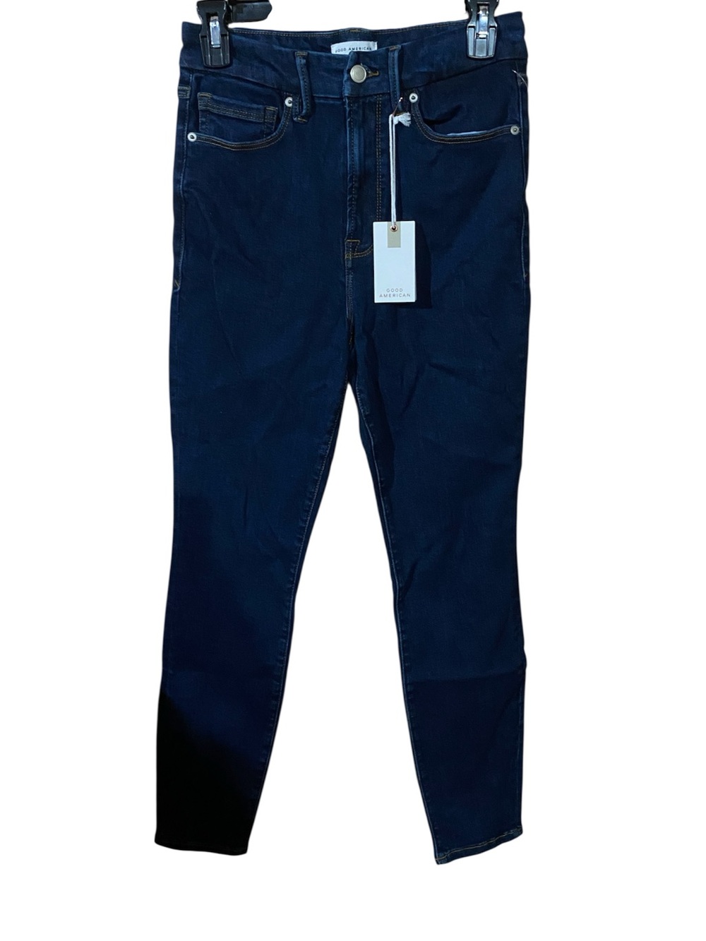 Good American Good Legs Skinny Mid-Rise Fit DeepBlue04 Jeans Sz 6-12 NWT GL478T